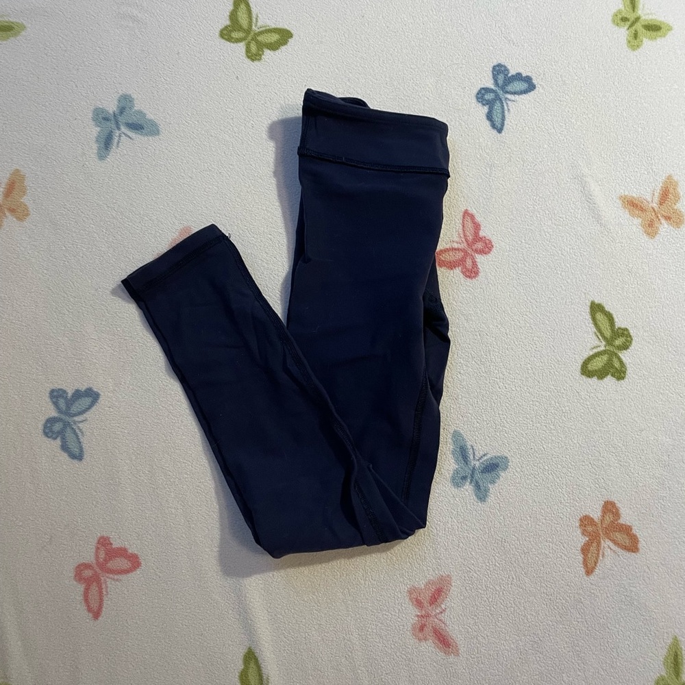 Ivivva girls navy blue leggings